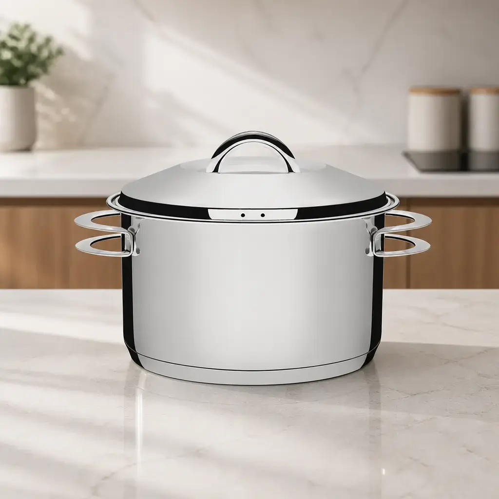 Cacerola alta Ac. Inox 24cm 6.1lt Solar Tramontina x Un.