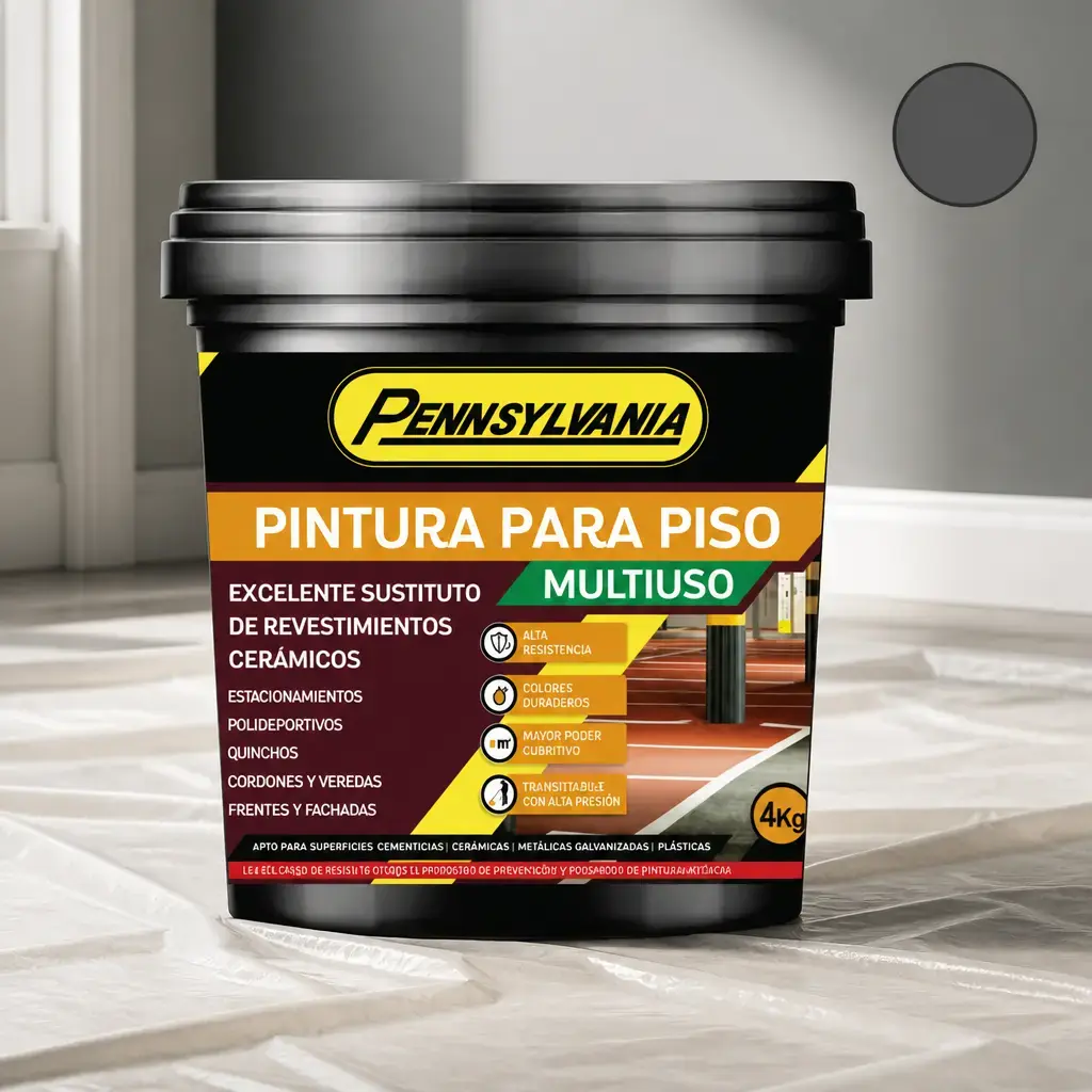 Pintura Multiuso y para piso Grafito 20kg x Un.