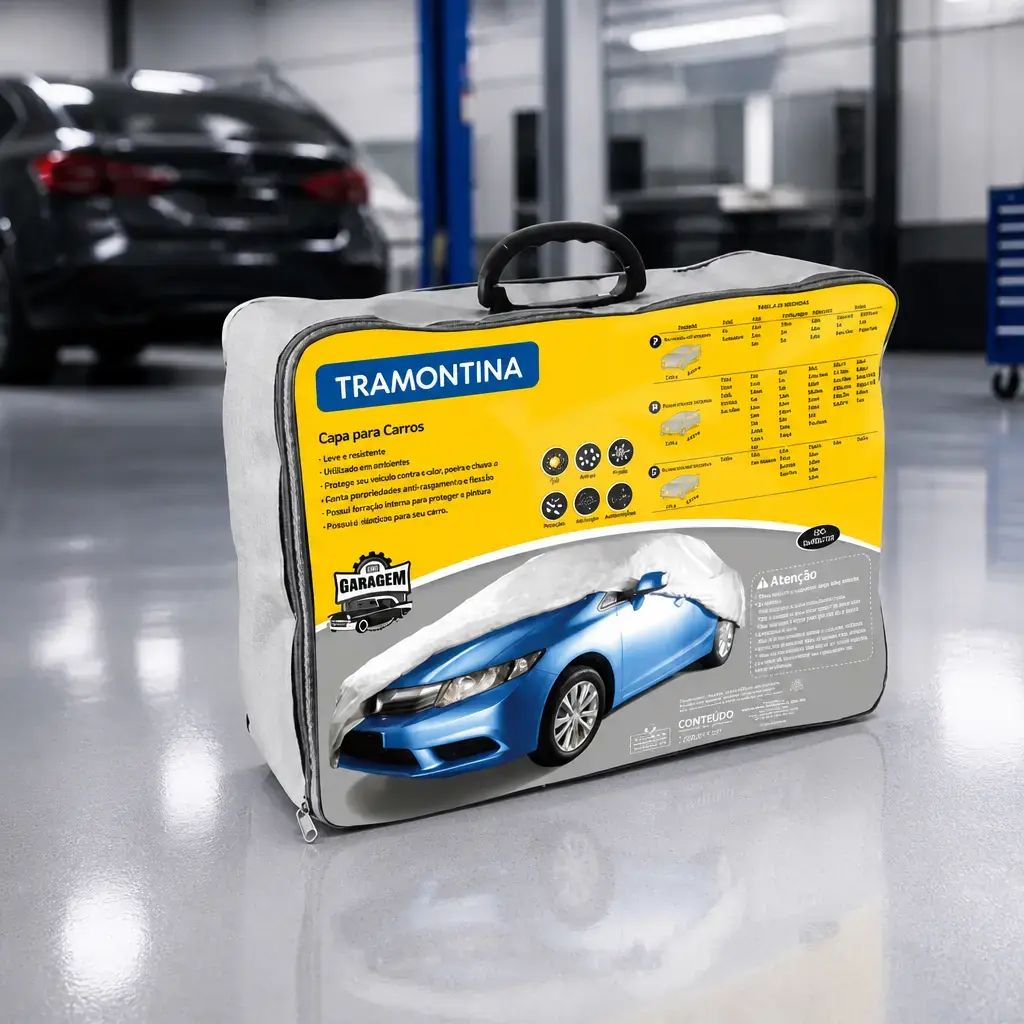 Cobertor p/ auto tamaño P (1.65x1.19x 4.06 mtrs) Tramontina