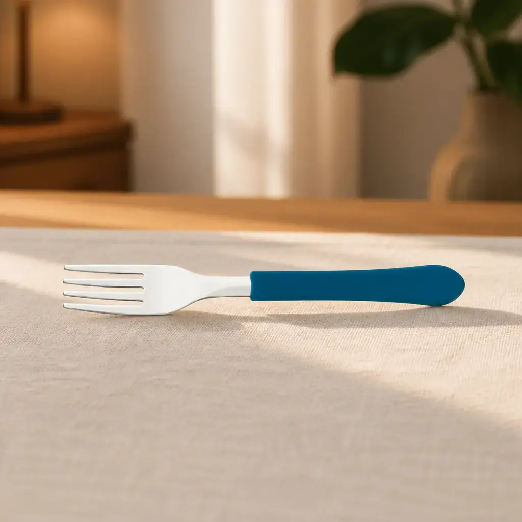 Tenedor p/ postre Azul Leme xUn.