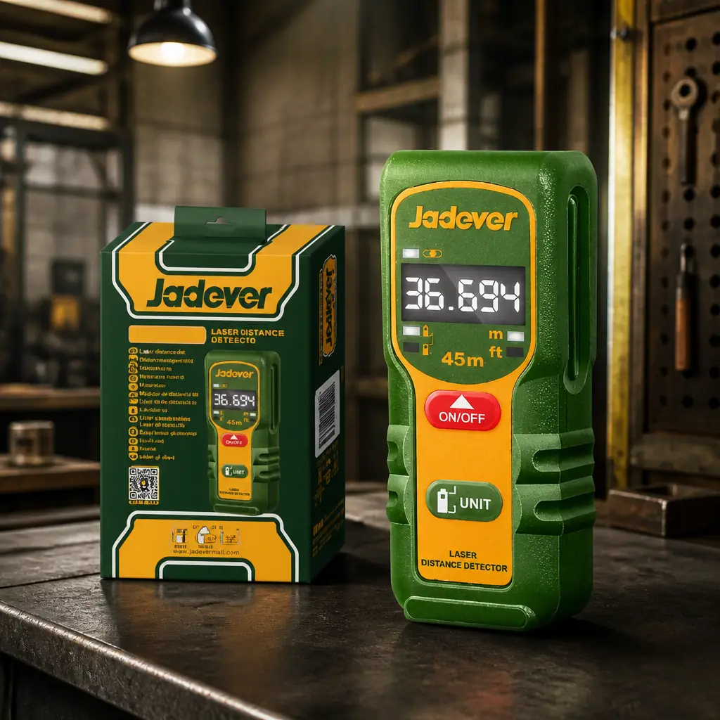 Medidor de distancia laser (0.05 - 45m) Jadever Caja