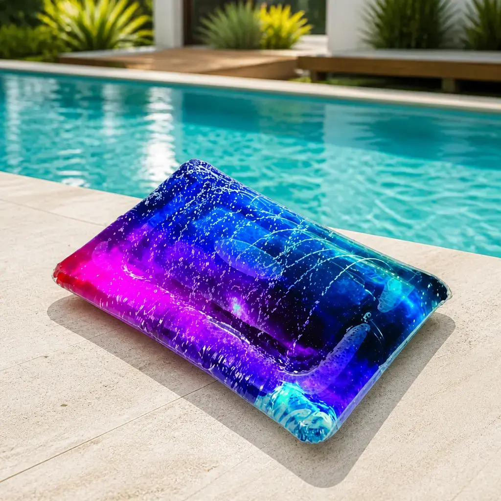 Colchoneta con agua Galaxy Blobz. 130x90cm. Bestway