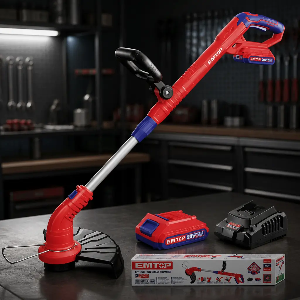 Bordeadora Inalambrica + 1x Bateria 20V 2Ah. Emtop