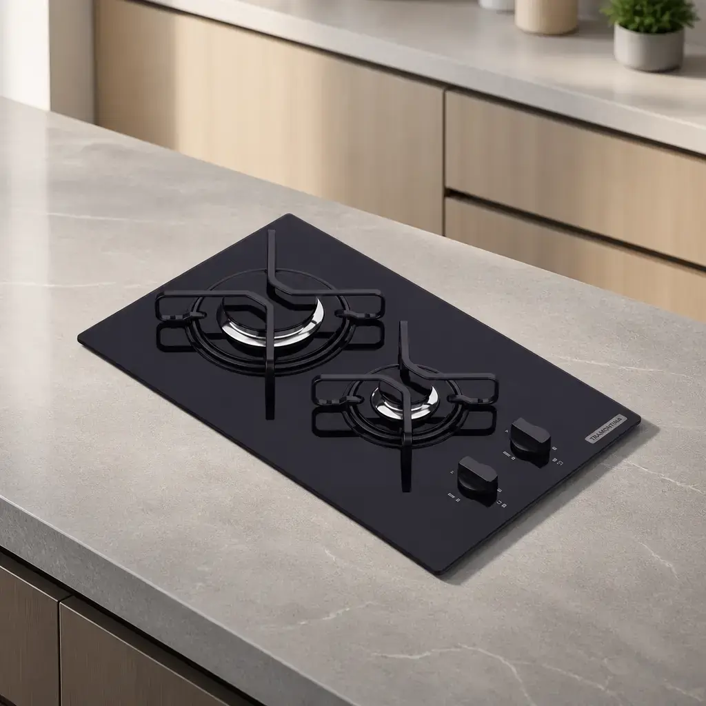 Anafe Emp. Domino 2GG GLP (31x51x10cm) Negro**
