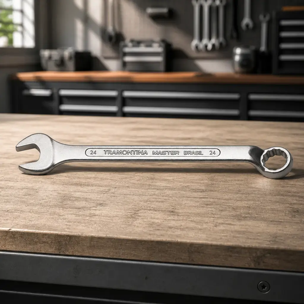 Llave comb. 24mm cuello largo Master x Un.