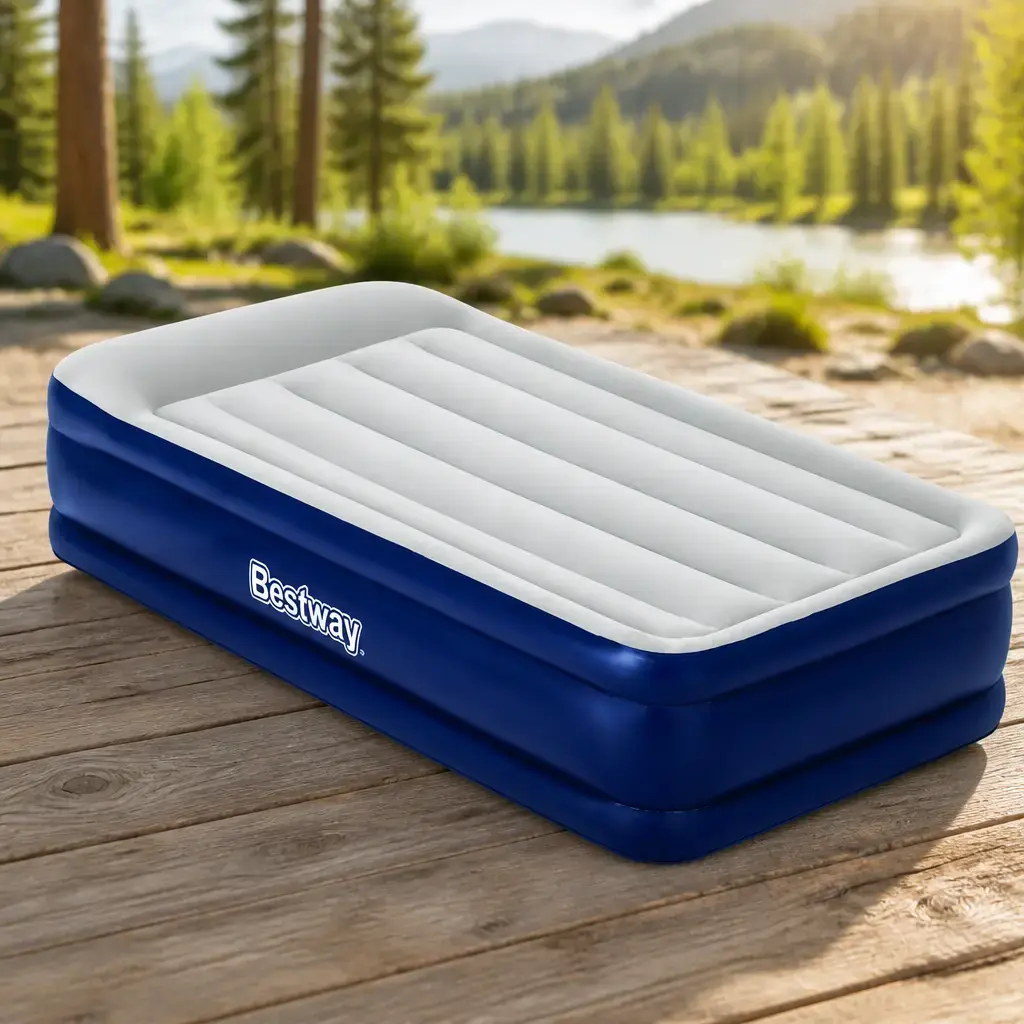 Colchon elec. Autoinflable Airbed Twin 191x97x46cm. Bestway