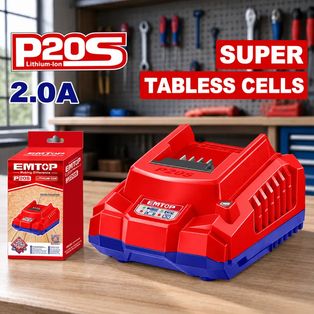 Accesorio - Cargador de bateria 20V 2Ah. Bi-volt (Inmetro) Emtop