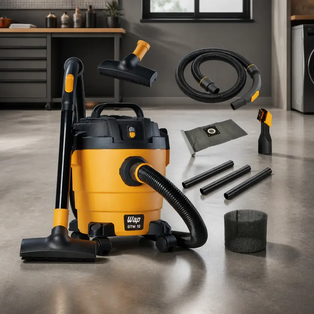 Aspiradora WAP GTW 10 1400W 10L seco y húmedo