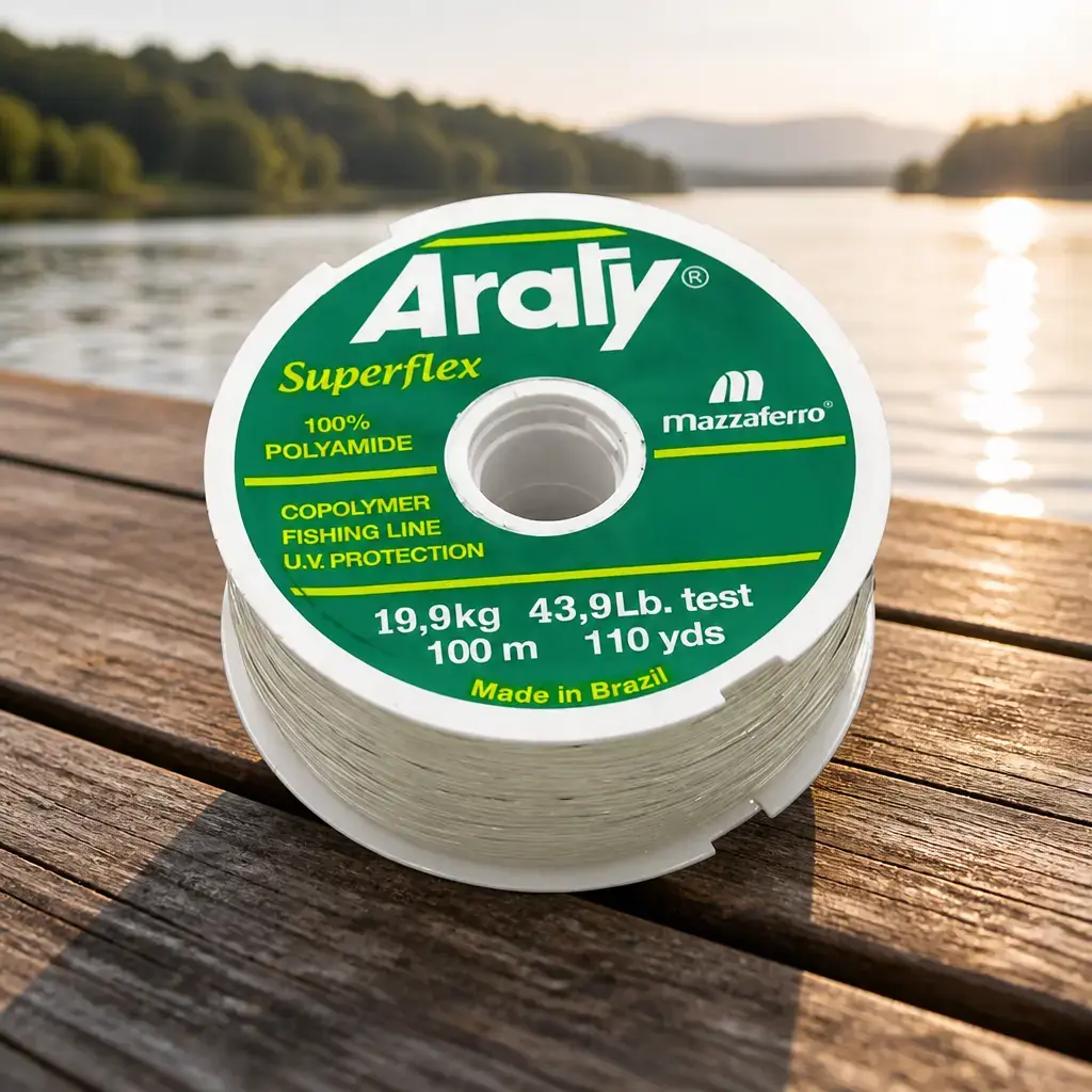 Hilo de pesca trasparente Araty Superflex (0.20mm x 100m) x20u.