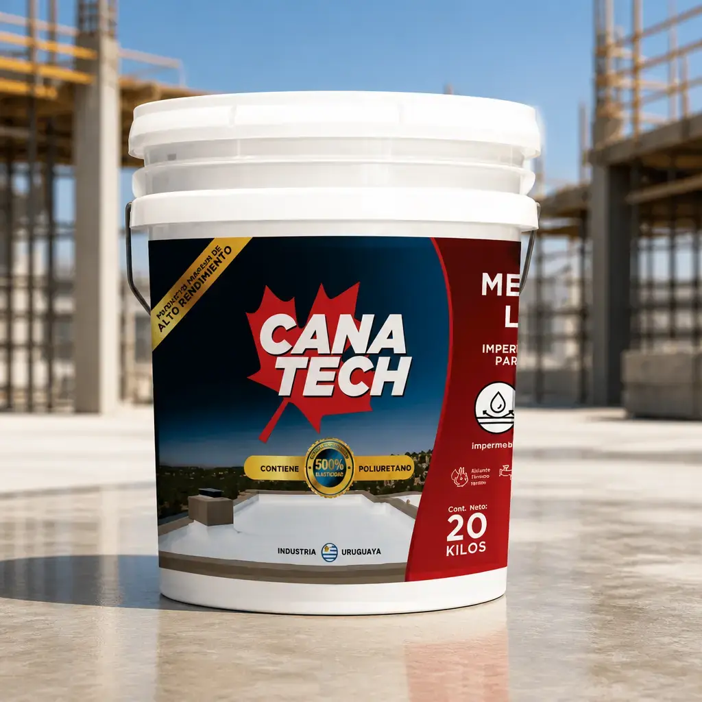 Membrana Liquida Canatech Tejas fibrado 20kg x Un.