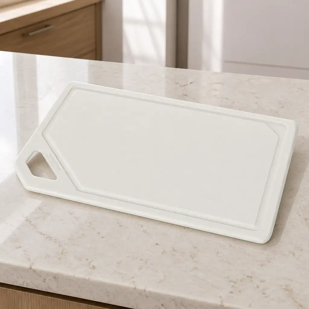 Tabla p/ cortar Plastica Blanca Mixcolor x Un.