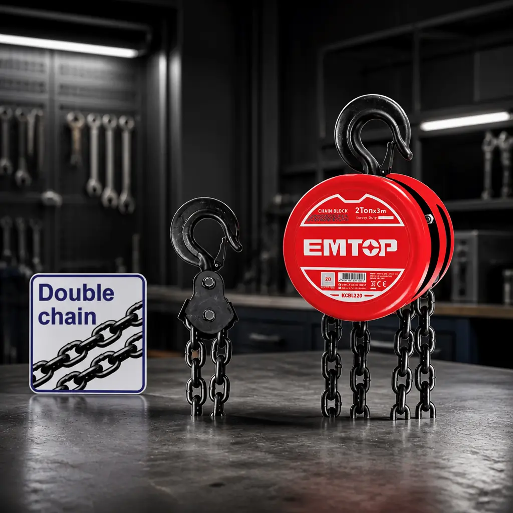 Aparejo 2Tn x 3m a Cadena Emtop