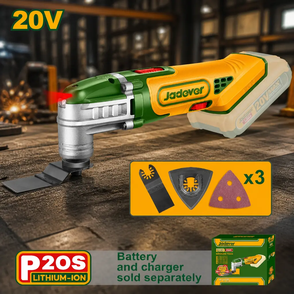 Multiherramienta oscilatoria 20V + acc. sin Bateria. Jadever