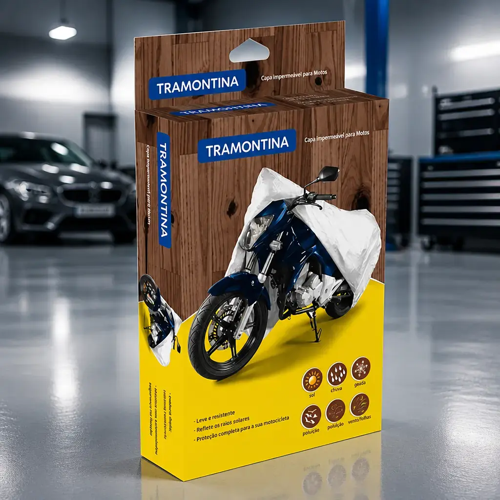 Cobertor p/ motos pequeño (Waterproof) Tramontina x Un.