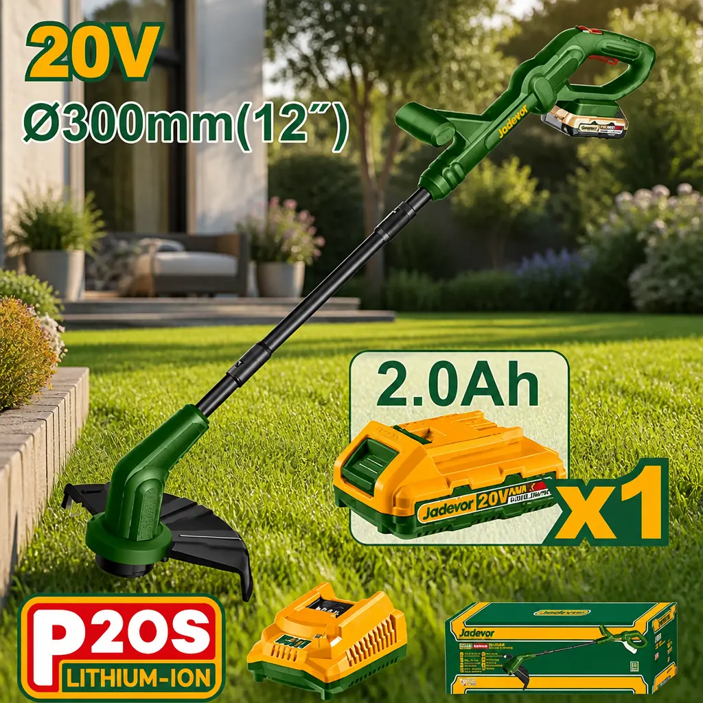 Bordeadora Inalámbrica + 1x Bateria 20V 2Ah. Jadever