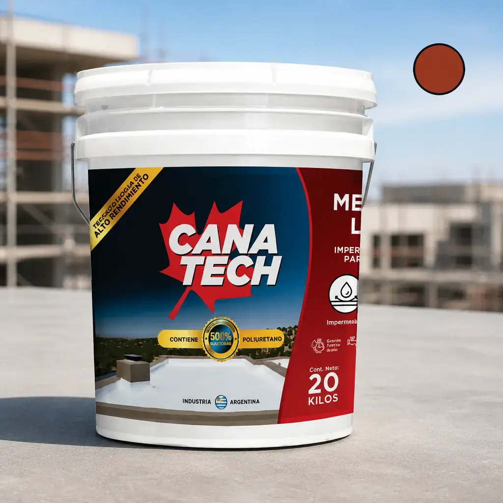 Membrana Liquida Canatech Tejas fibrado 1kg x Un.
