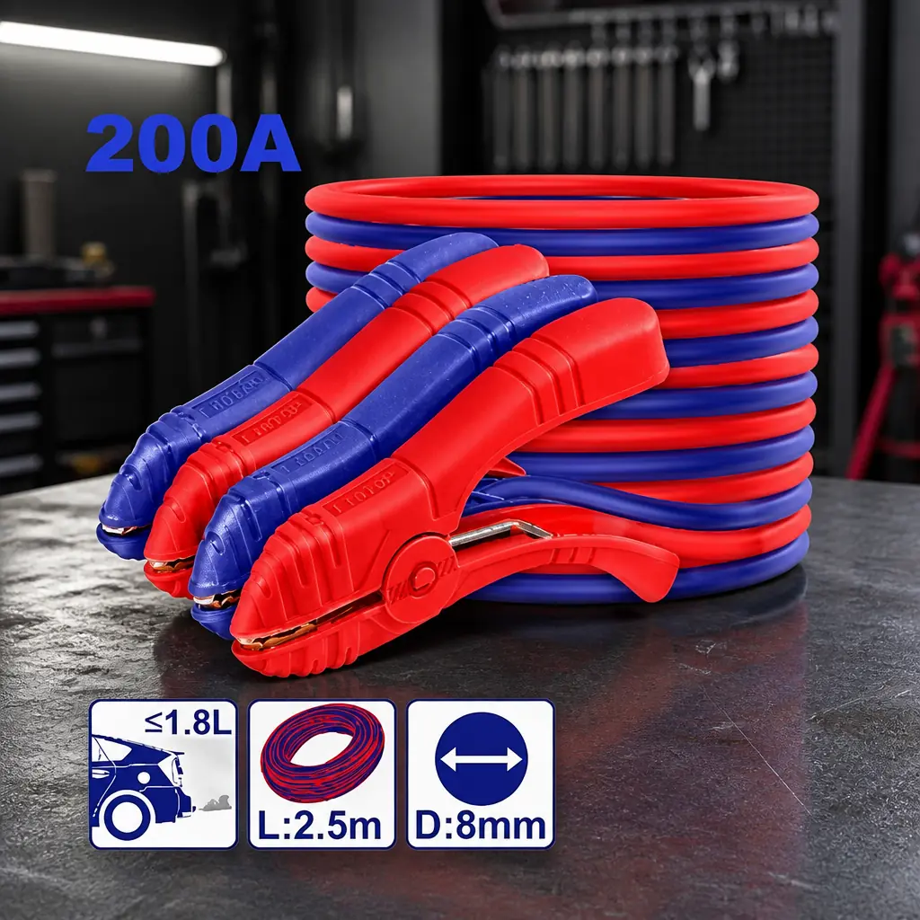 Cable de Acople para arranque 200Amp 2.5m Emtop