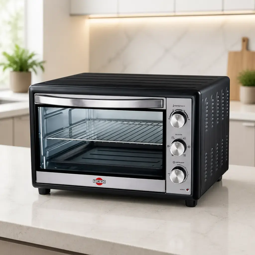 Horno Electrico TOKYO 56Litros Negro Listo Plus