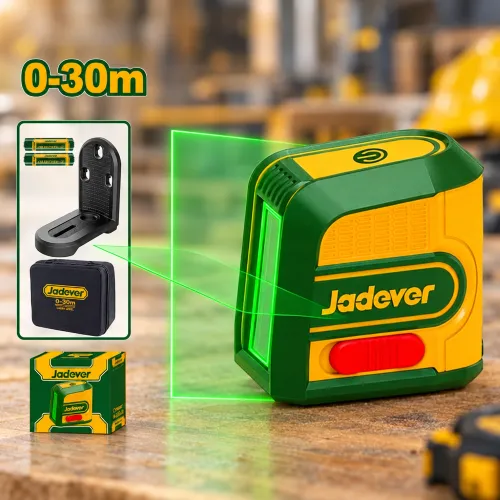 Nivel Laser Verde (0 - 30m) + Soporte Jadever Caja