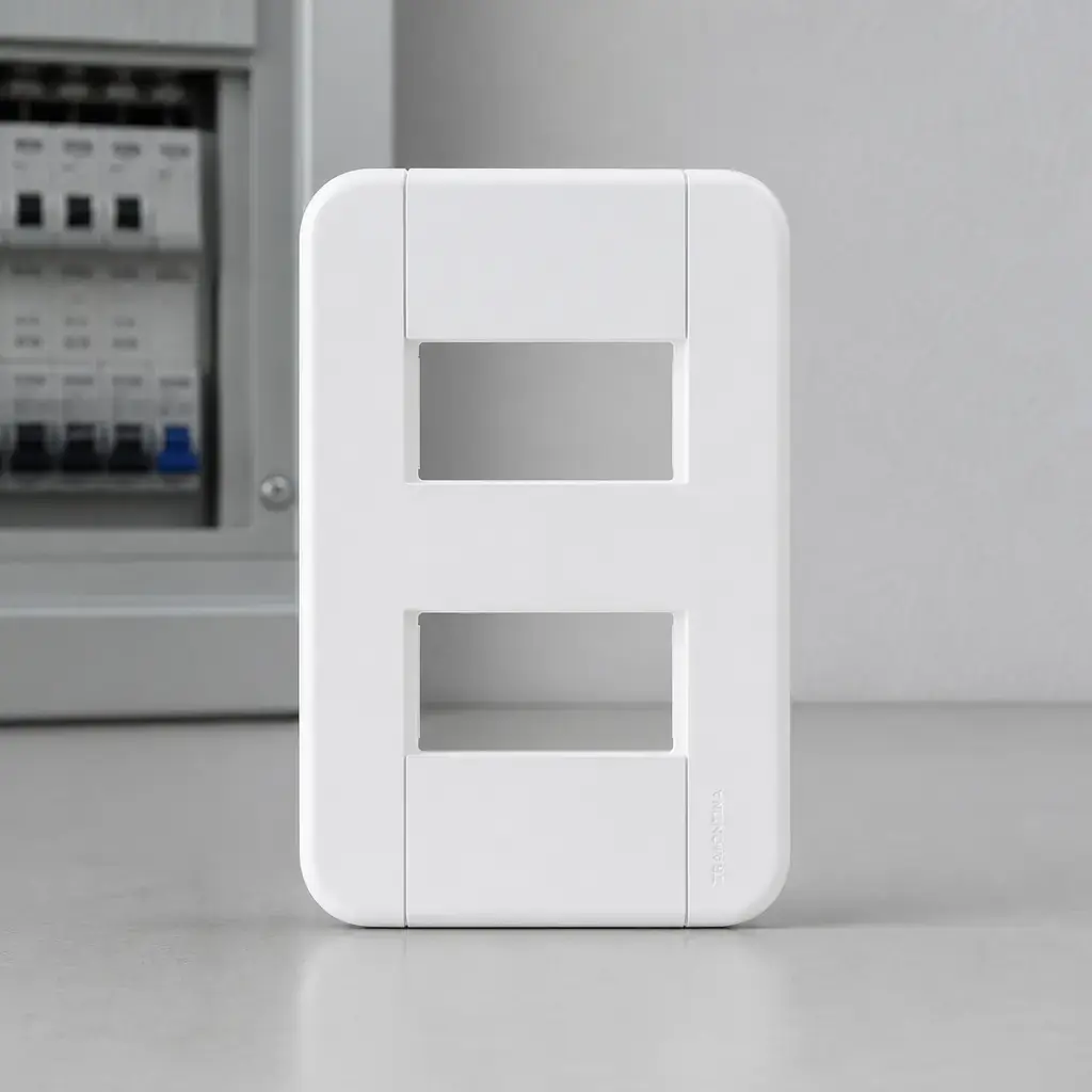 Placa 4x2 2 Modulos Separados Blanca TABLET xUn.