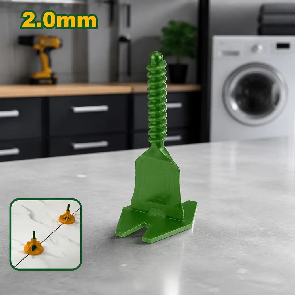 Nivelador separador a Tuerca - Tornillo 2.0mm Jadever x100Un