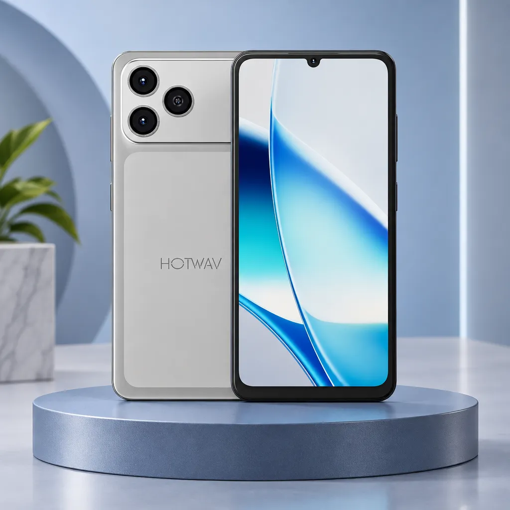 Celular HOTWAV A17 Pro Max 4+12/256GB Plata / Blanco