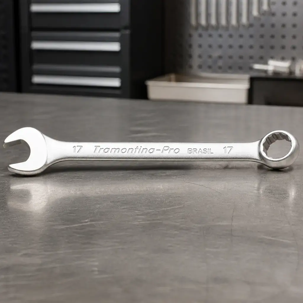 Llave comb. 17mm cuello corto Pro x Un.