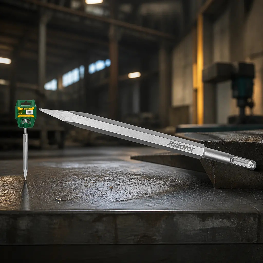 Cincel Punta SDS Plus 14x250mm CrV Jadever x Un.